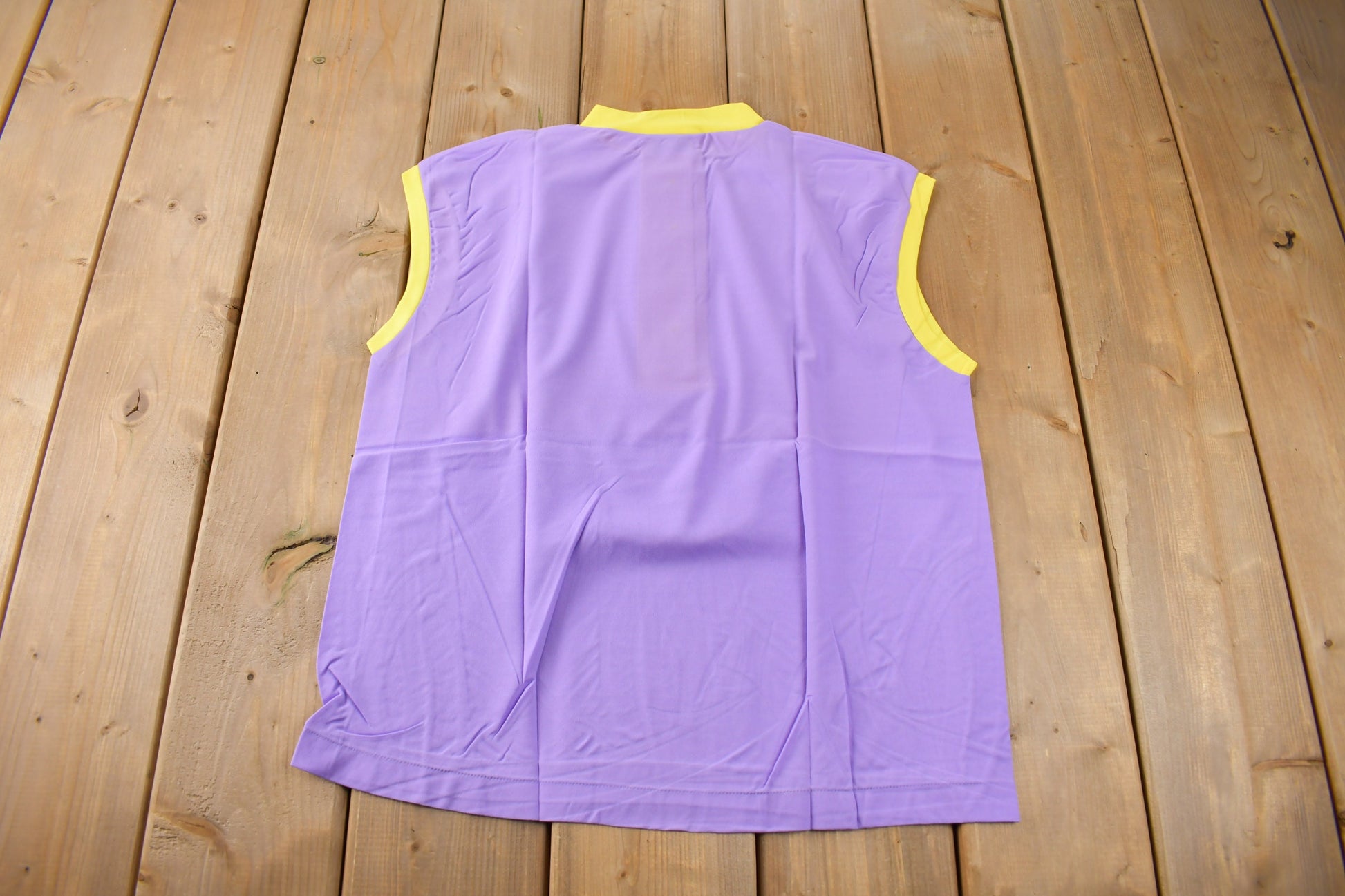 True Vintage 1960s Deadstock Helen Sue Sleeveless Nylon Blouse Knit Sport Top