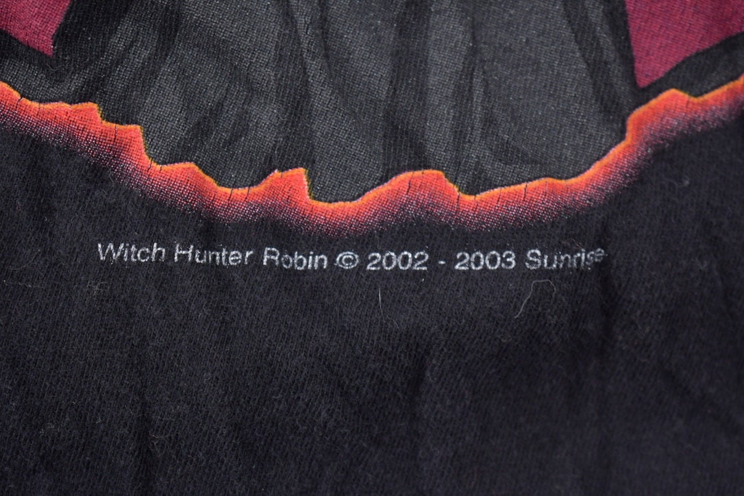 Vintage 2003 Witch Hunter Robin Anime Promo T-Shirt