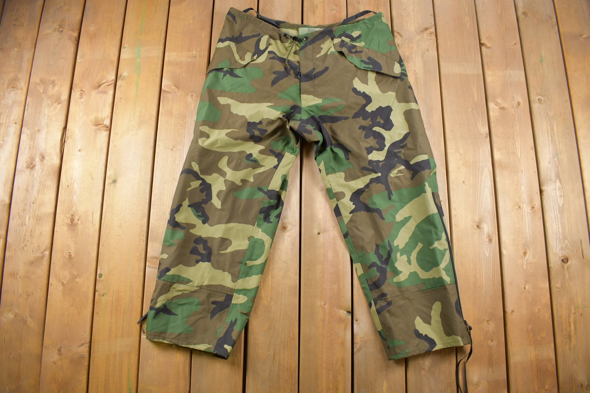 Vintage 2001 Army Military Camouflage Cargo Pants Size 38 x 30