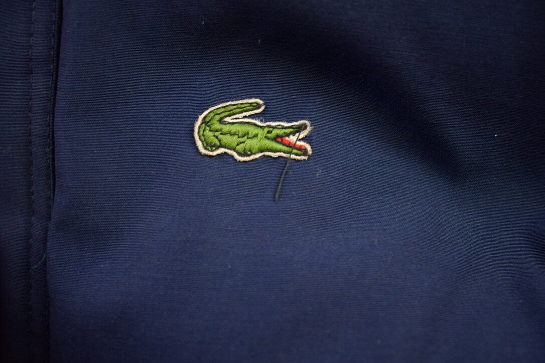 Vintage 1980s Lacoste Izod Full Zip Winter Jacket