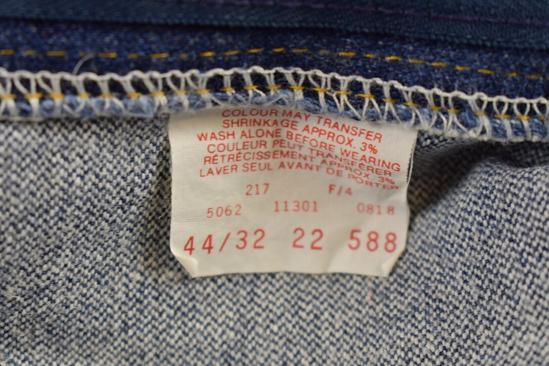 Vintage 1970s GWG Western Style Boot Jeans Size 34 x 38.5