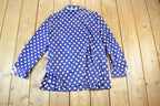 Vintage 1970s Brief Originals Polka Dot Button Up Western Style Shirt