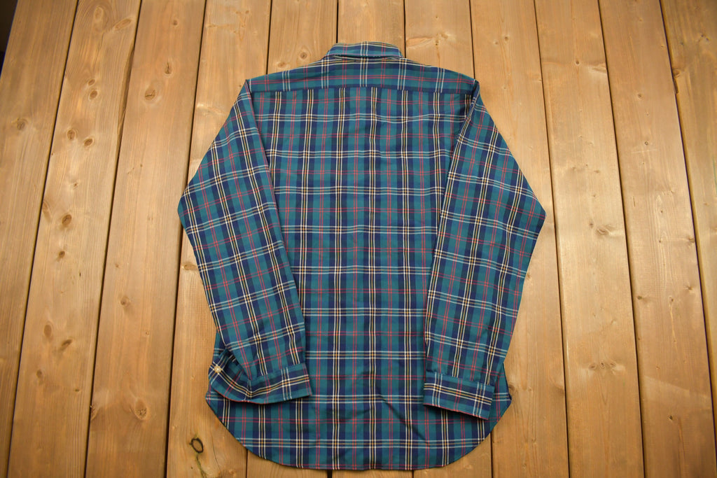 Vintage Pendleton Plaid Button Up Board Shirt