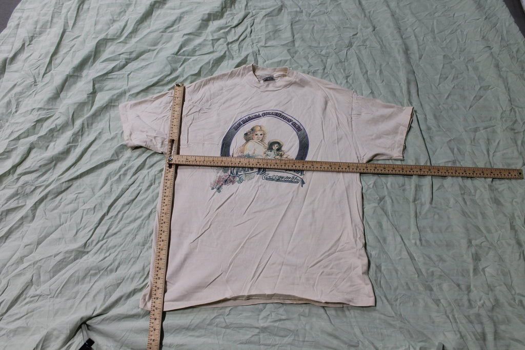 Vintage 1990s Jan Hagara Collectors Club Graphic T Shirt