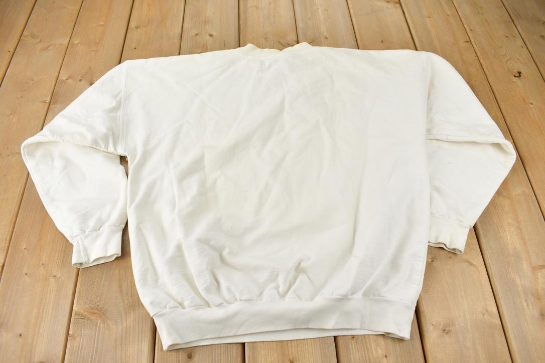 Vintage 1995 PRO RODEO CANADA Cowboy Graphic Crewneck Sweatshirt Made In Canada