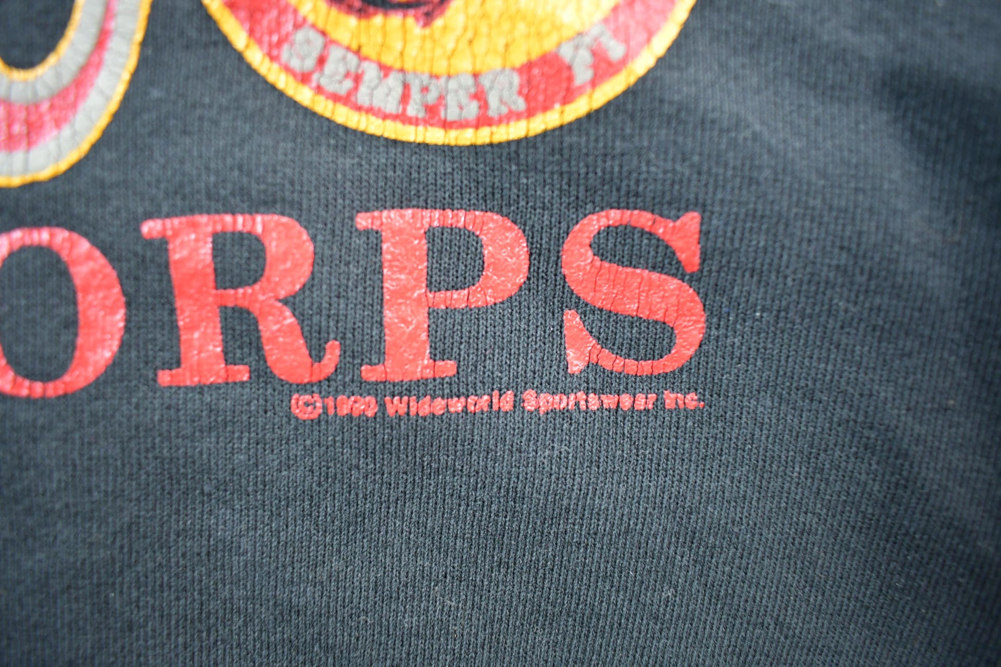 Vintage Jerzeez Marine Corps Military Crewneck Sweater