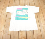 Vintage 1990s Boating Single Stitch Graphic T-Shirt Made In USA