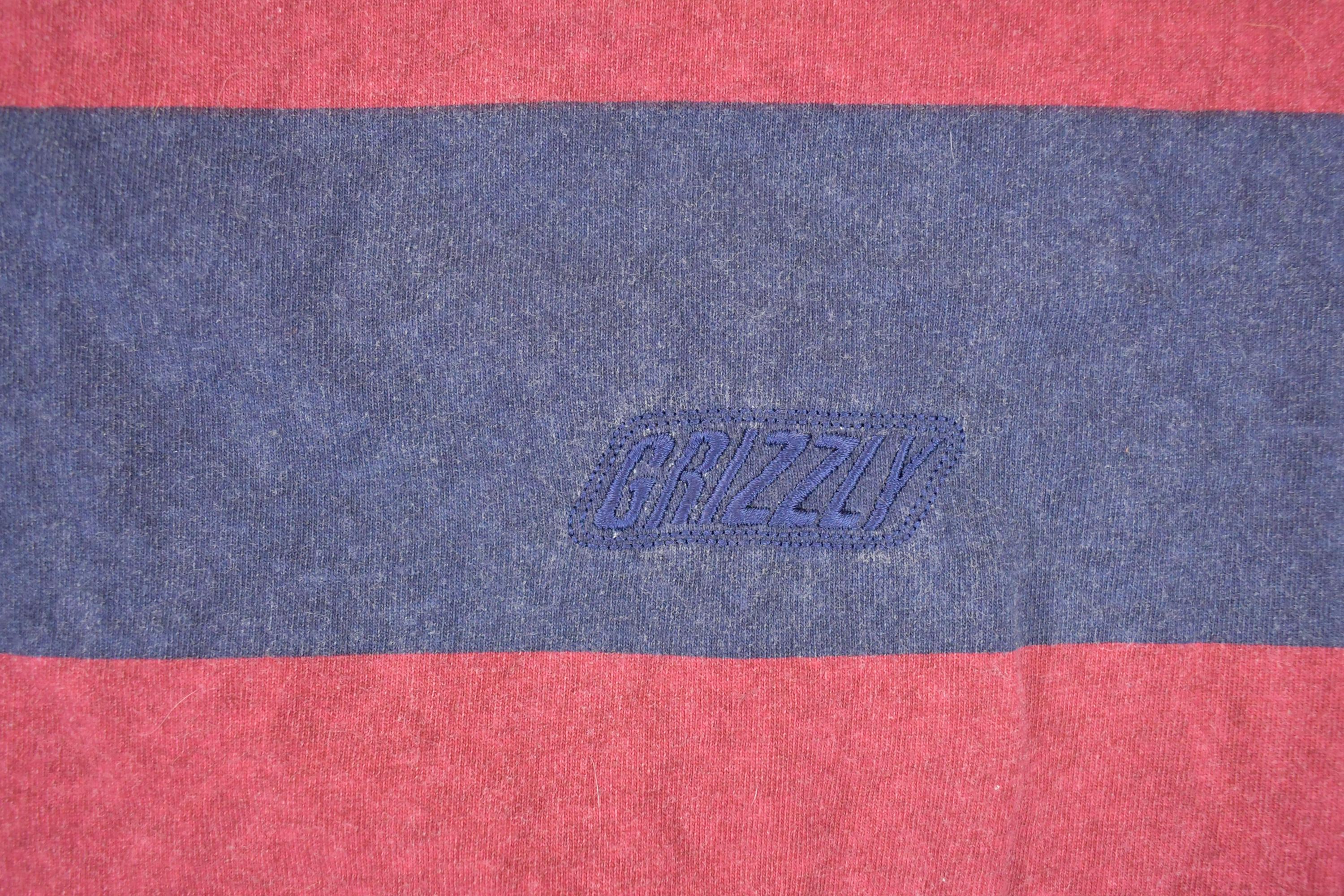 Vintage 1990s Kodiak Striped Grunge Crewneck Shirt Men's M
