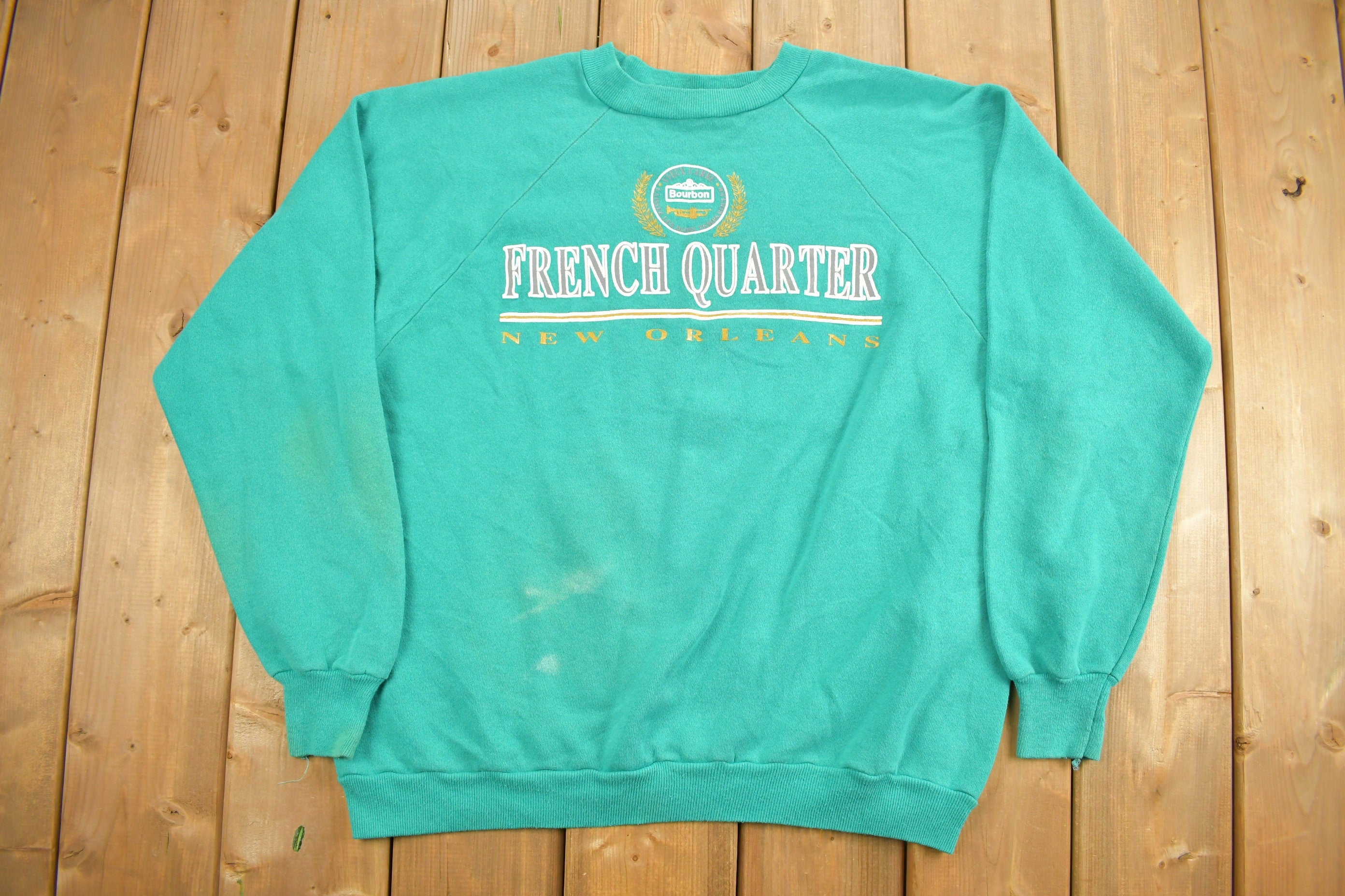 Vintage 1990s New Orleans French Quarter Crewneck Sweatshirt