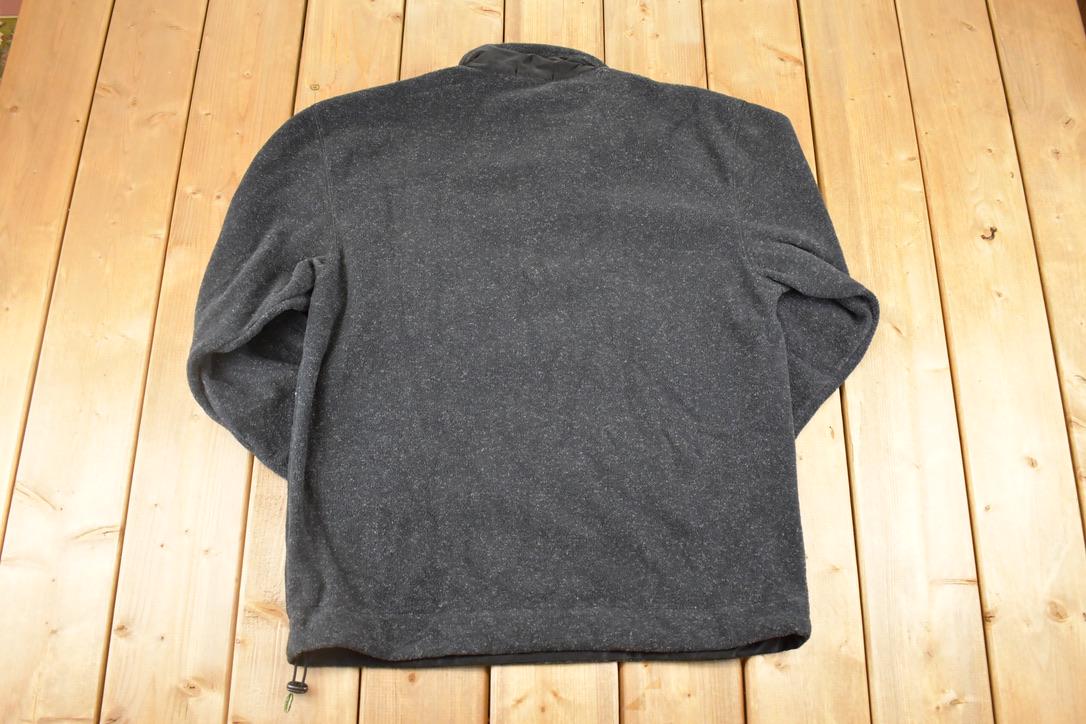 Vintage 1990s Nautica Fleece Quarter Zip Sweater Men's L