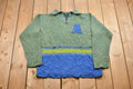 Vintage 1990s Quarter Zip " A " Sweatshirt