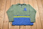 Vintage 1990s Quarter Zip " A " Sweatshirt