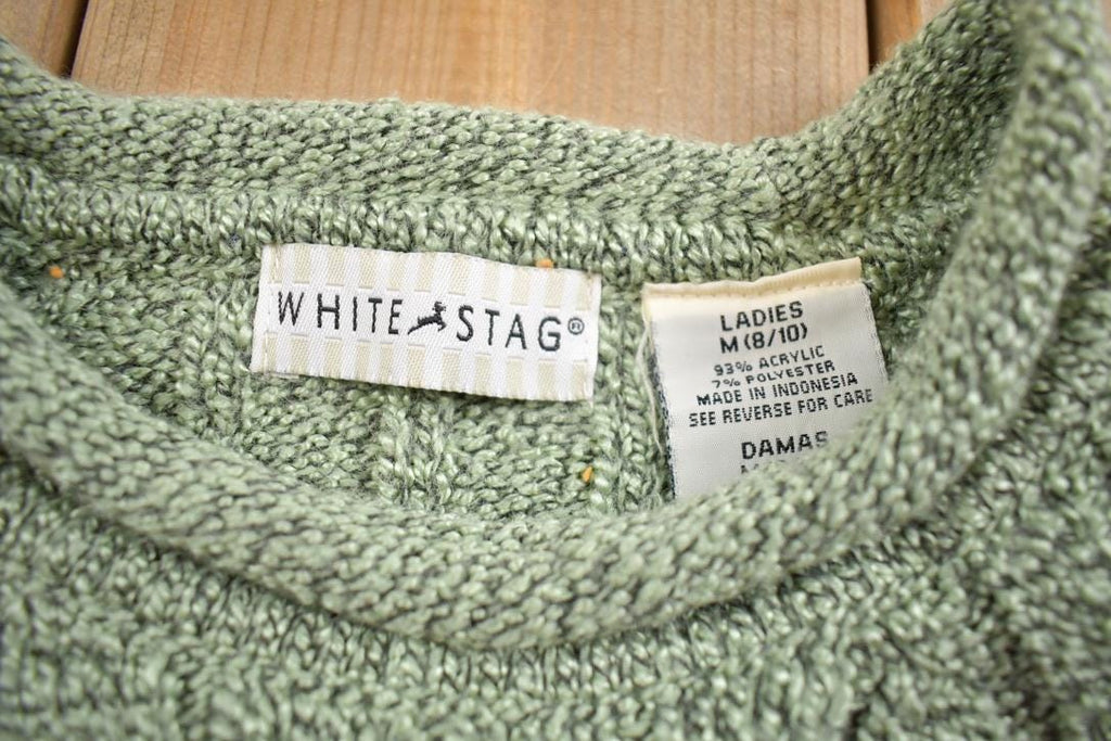 Vintage 1990s White Stag Ladies Knit Crewneck Sweater