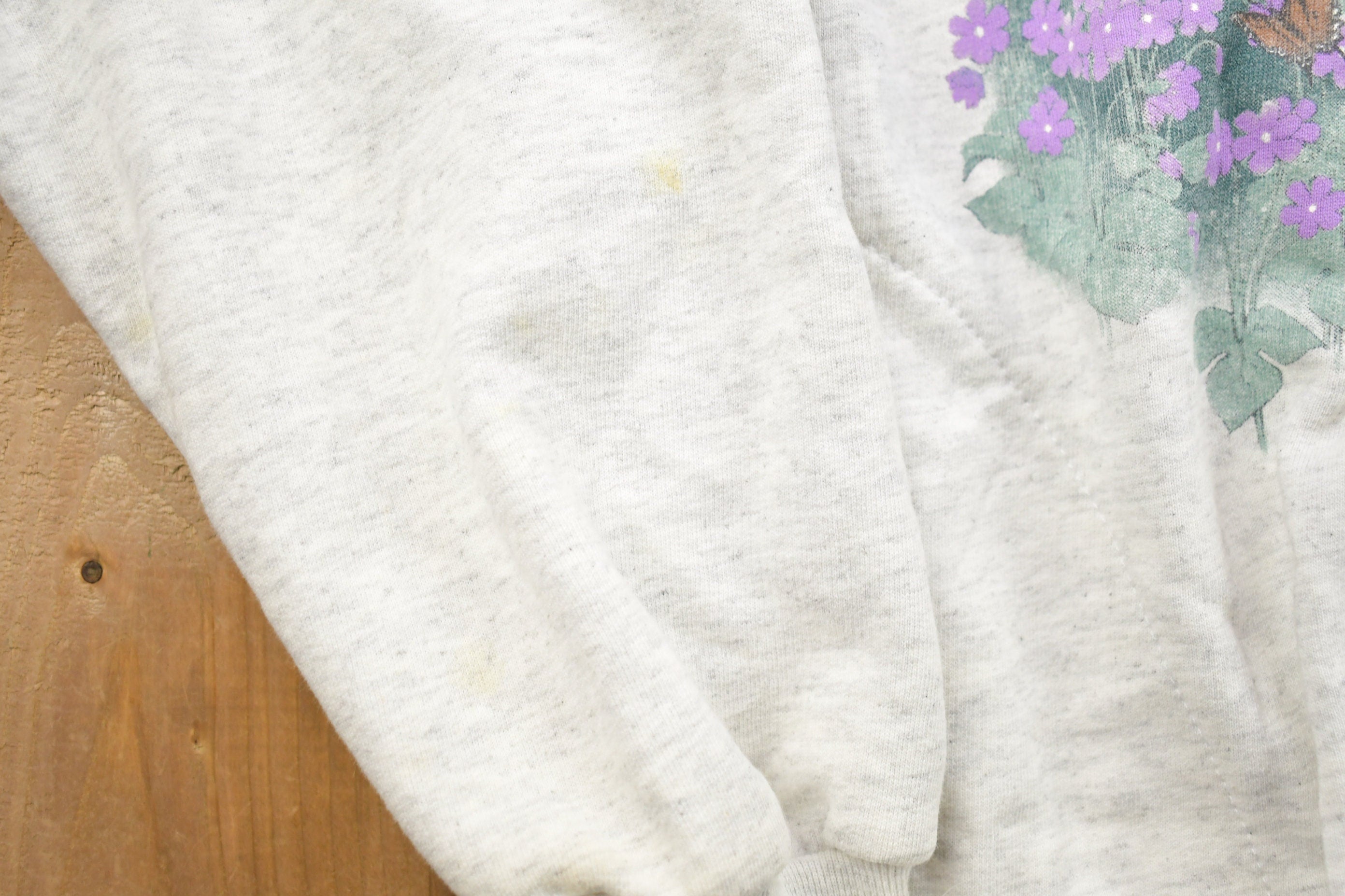 Vintage 1990s Floral Theme Button Up Sweater
