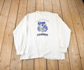Vintage 1990s Lancaster Swimming Graphic Long T Shirt Made In USA Size XL