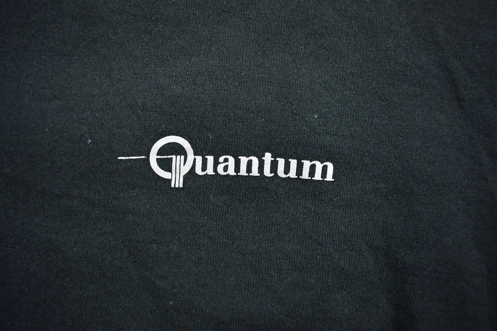 Vintage 1990s Black Quantum Crewneck Sweatshirt