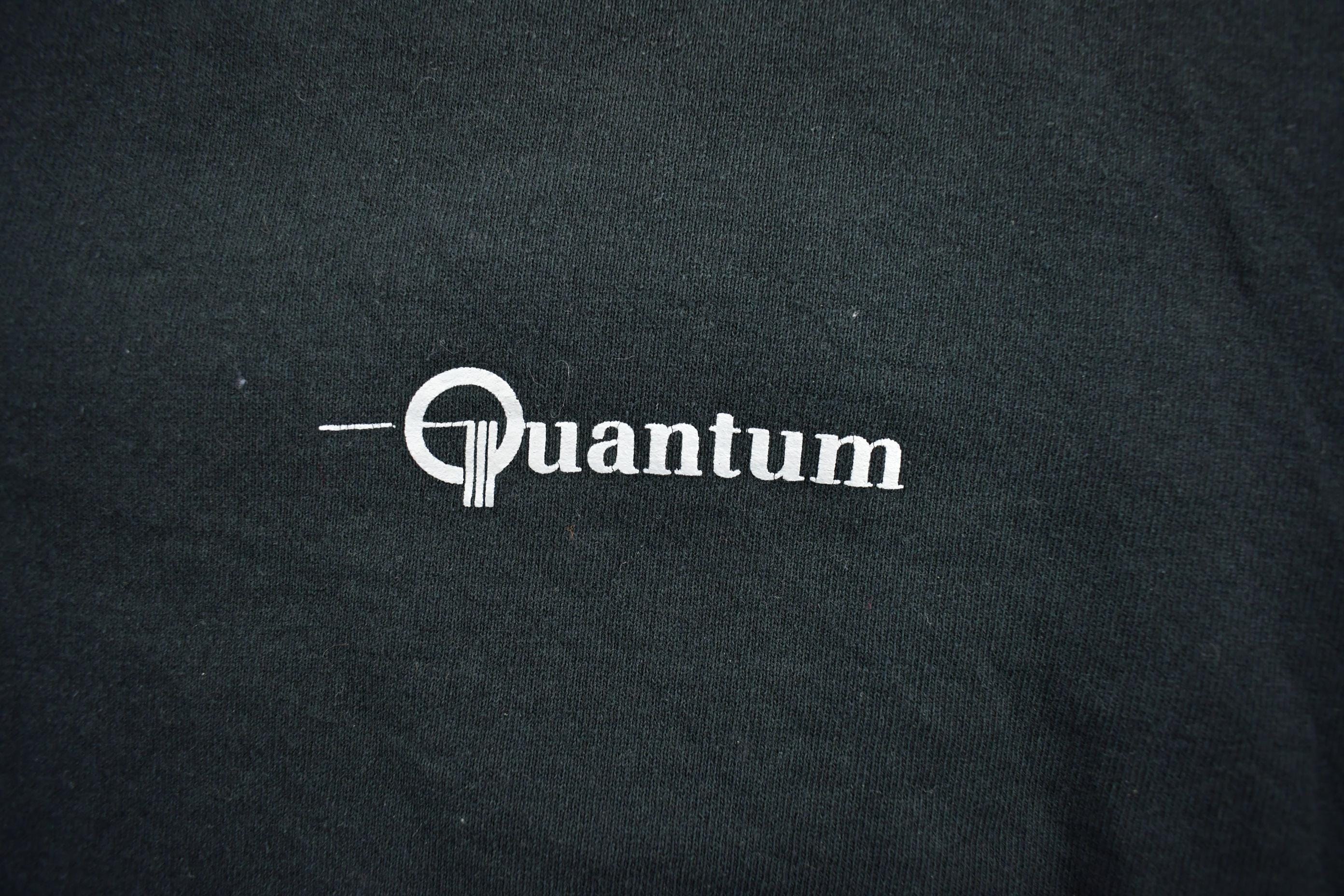 Vintage 1990s Black Quantum Crewneck Sweatshirt