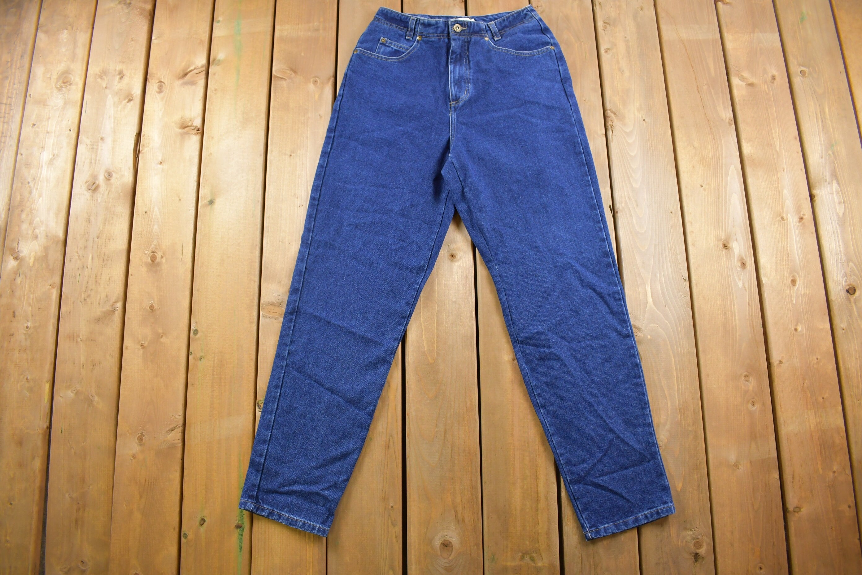 Vintage 1990s Christopher & Banks Dark Wash Denim Jeans Size 26 x 31