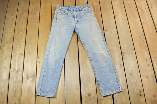 Vintage 1990s Levi Strauss Orange Tab Denim Jeans Size 33 x 32 / Made in USA / American Vintage / Workwear / Streetwear / Vintage Pants
