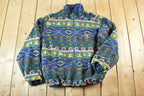 Vintage 1990s Cb Reversible Fleece Outdoorsman Sweater Mens XL