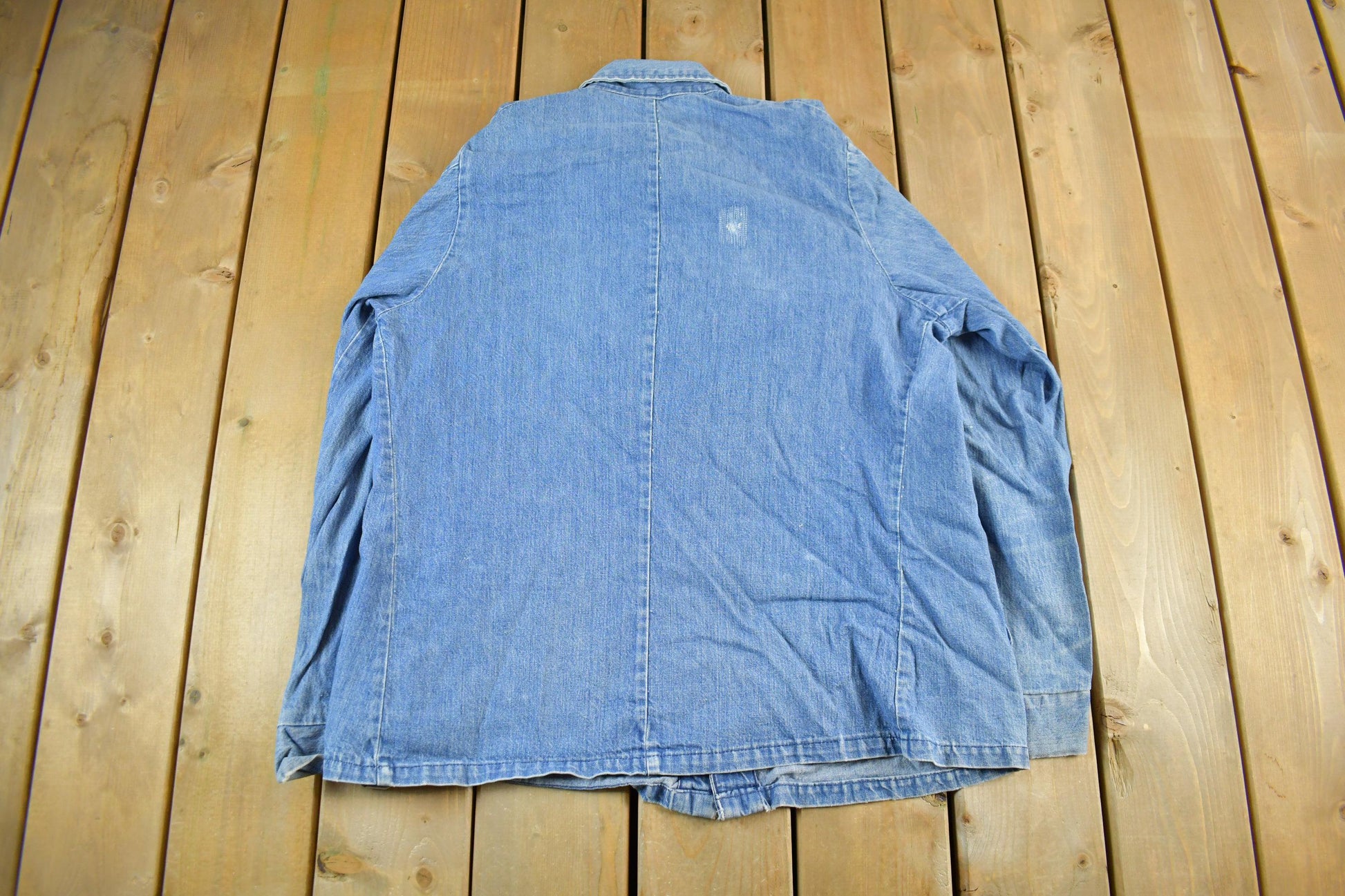 Vintage 1980s Key Imperial Denim Jean Chore Jacket Men's Large