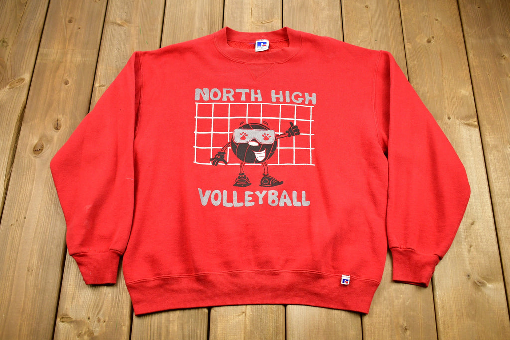 Vintage 1990s North High Volleyball Crewneck Sweater