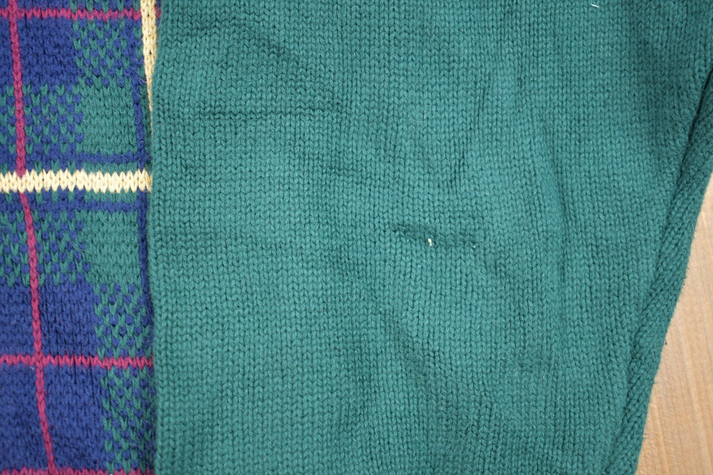 Vintage 1990s Izod Embroidered Logo Knitted Sweater