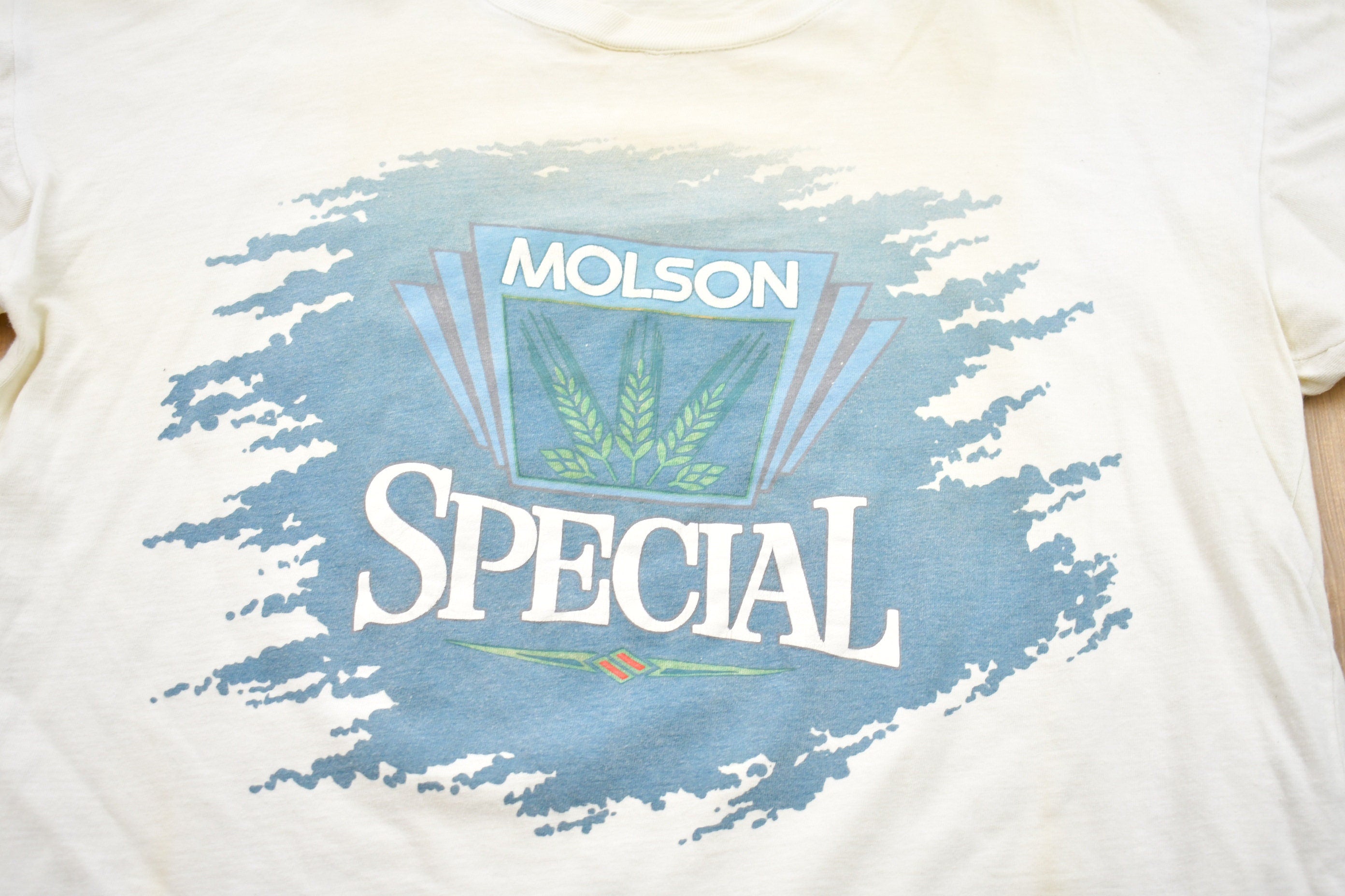 Vintage 1990s Molson Special Beer Graphic T-Shirt