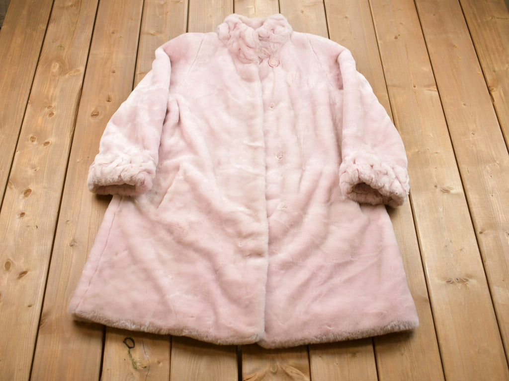 Vintage 1990s Melanie Lyne Faux Fur Coat