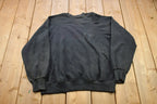 Vintage 1990s Black Blank Lee Crewneck Sweatshirt