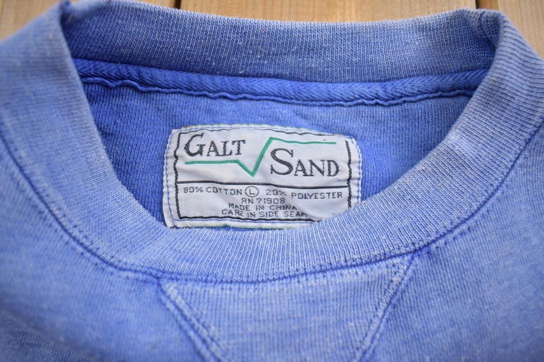 Vintage 1990s American Sportsman Migratory Corridors Souvenir Travel Crewneck Sweatshirt