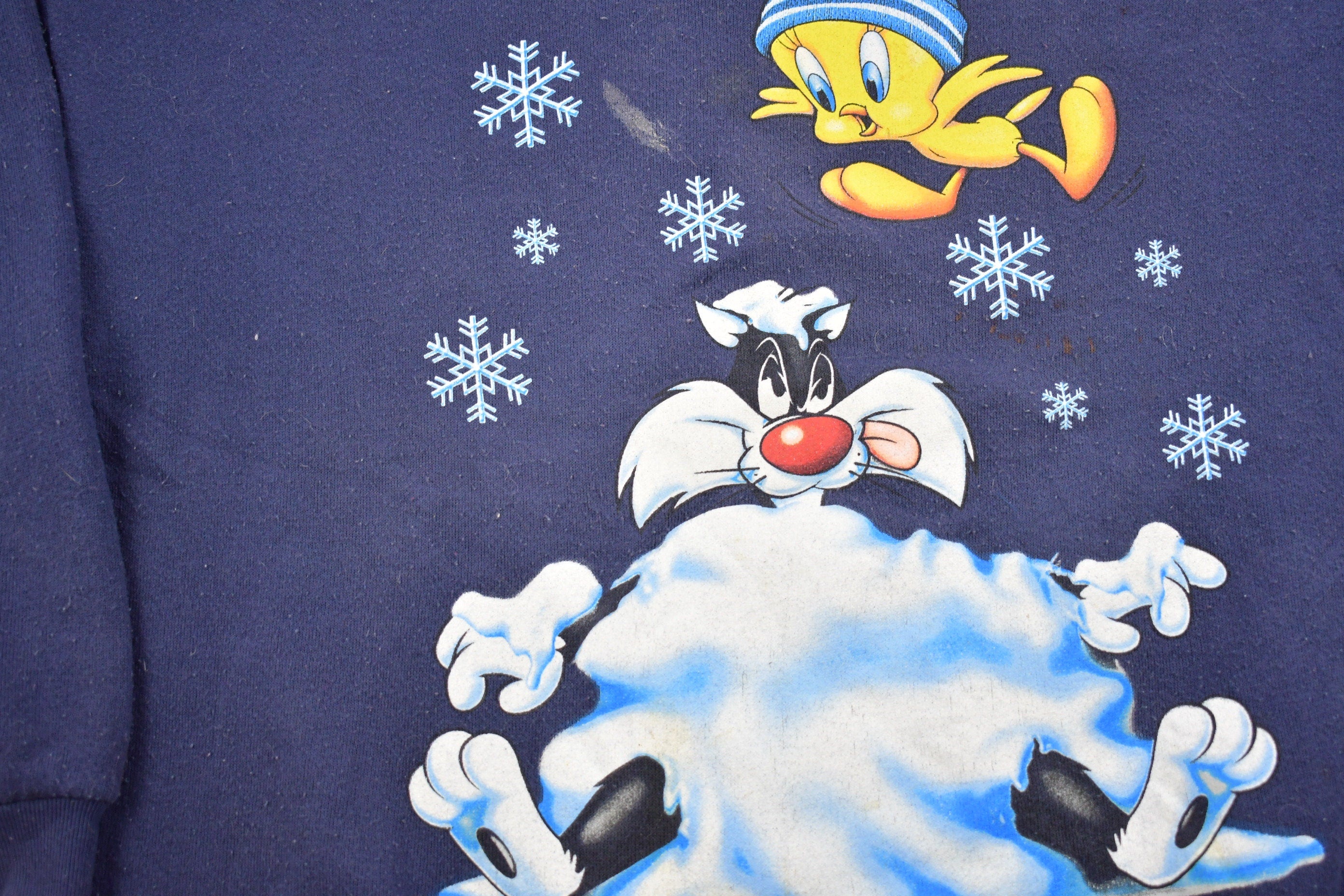 Vintage 1990s Looney Tunes Warner Bros Tweety Graphic Crewneck