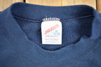 Vintage 1990s Navy Blue Jerzees Blank Crewneck Sweatshirt