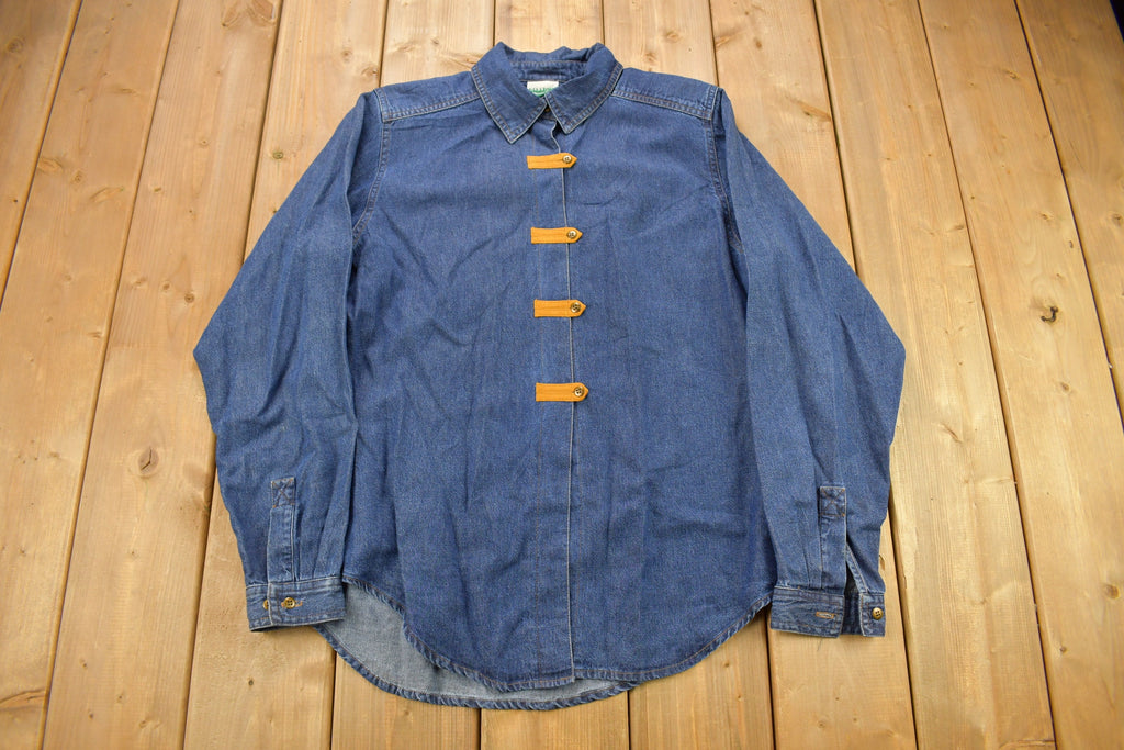 Vintage 1990s Coldwater Creek Blank Button Up Shirt