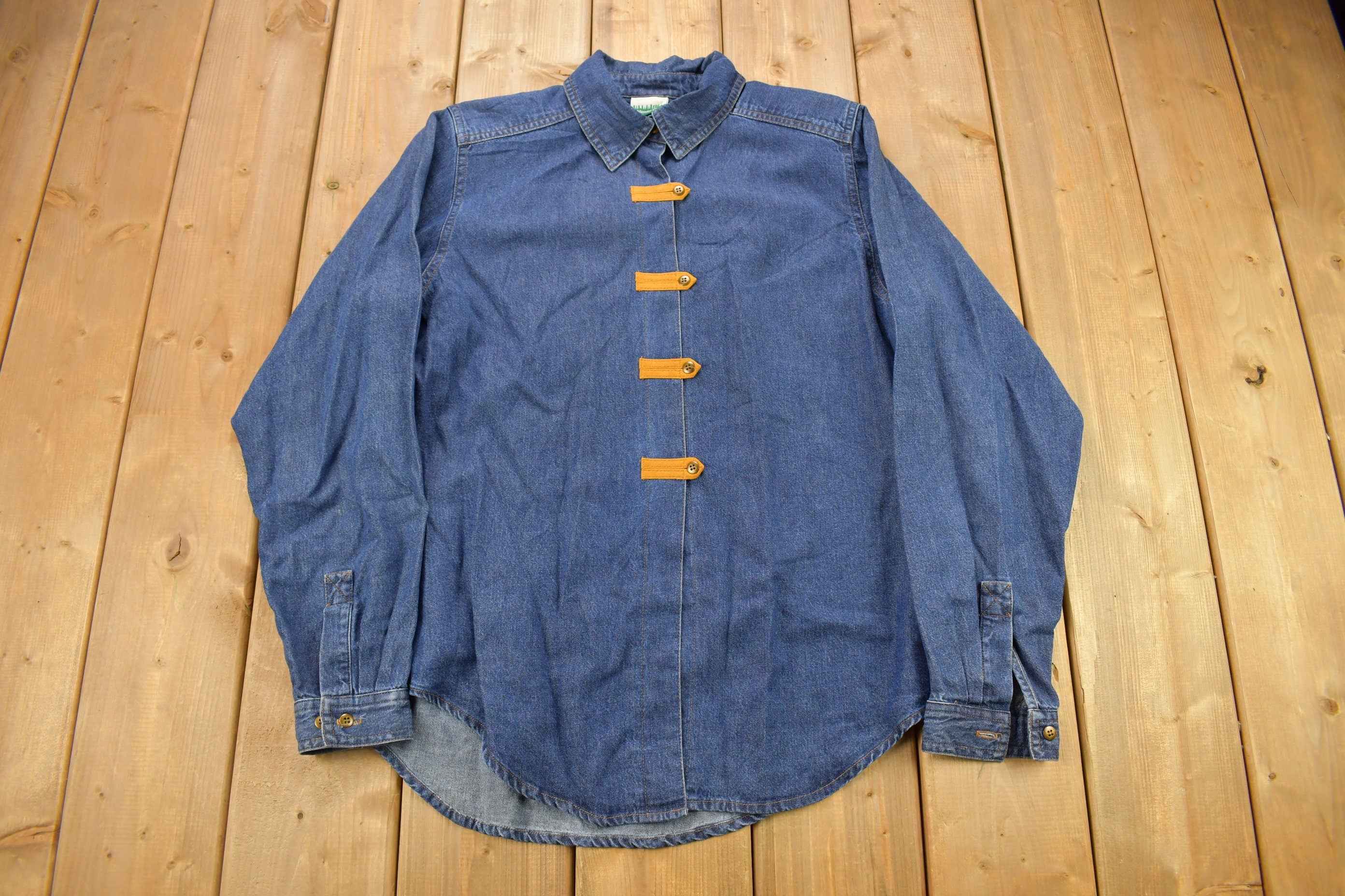 Vintage 1990s Coldwater Creek Blank Button Up Shirt