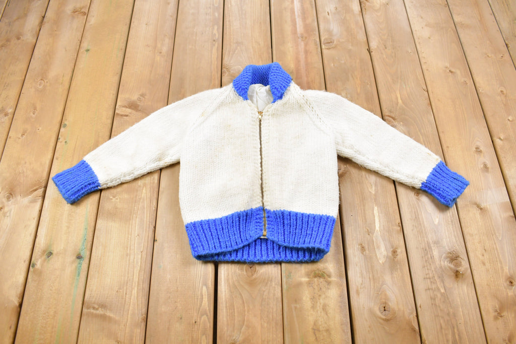 Vintage Knitted Lined Jacket
