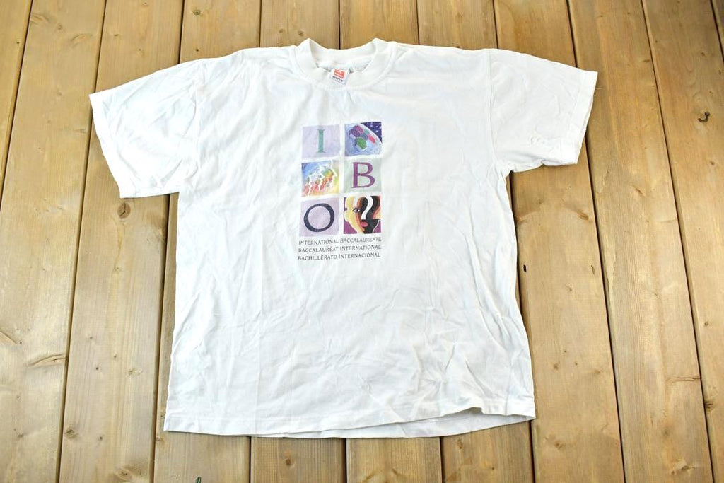 Vintage 1990s International Baccalaureate Single Stitch T-Shirt