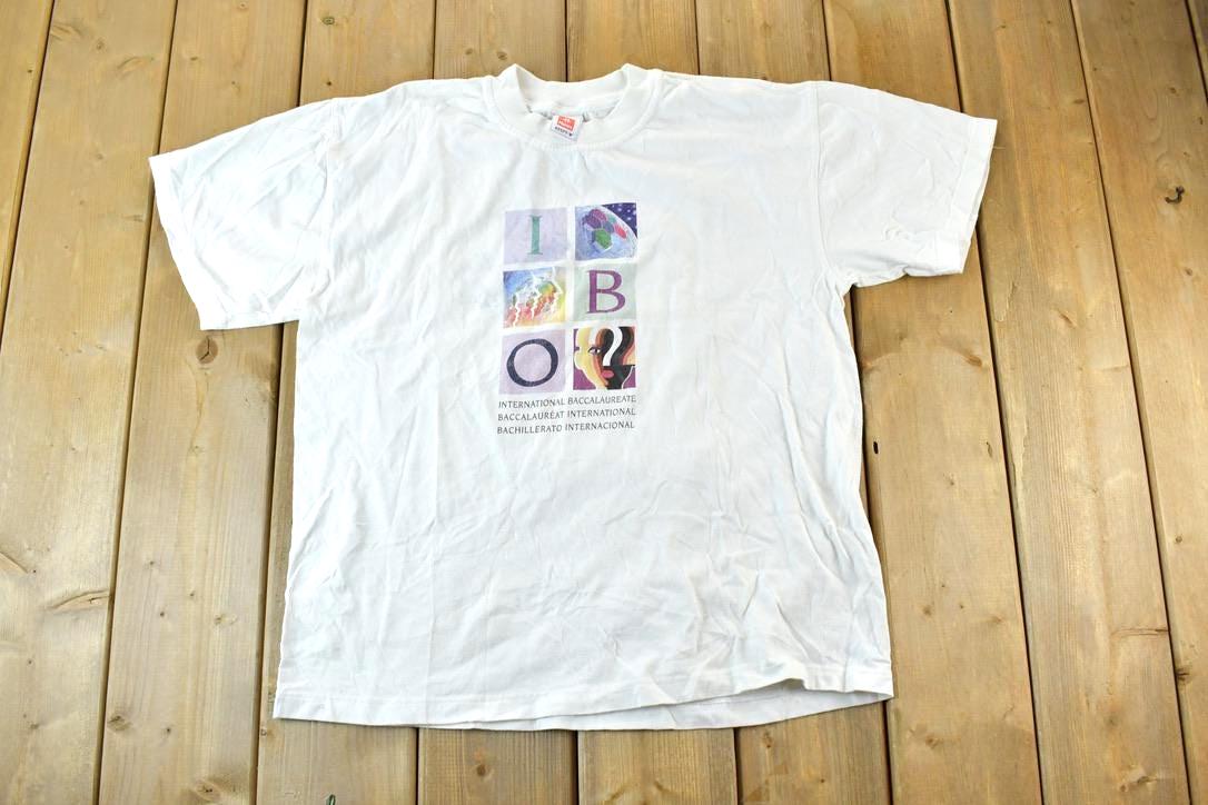 Vintage 1990s International Baccalaureate Single Stitch T-Shirt