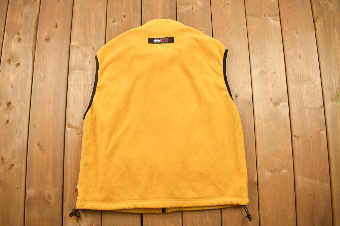 Vintage 1990s Tommy Hilfiger Fleece Sweater Vest