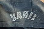 Vintage 1990s Kanji Jeans Heavyweight Dragon EMbroidered Full Zip 5X Hip Hop Hoodie Made In USA