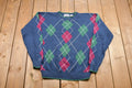 Vintage Knitted Golf Traders Argyle Sweater