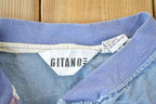 Vintage 1990s Gitano Unique Souvenir Colour Block Crewneck Sweatshirt Made In USA