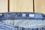 Vintage Y2K Miss Me Bedazzled Low Rise Jeans Size 26x32
