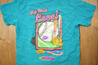 Vintage 1990s Father Daughter Baseball Graphic T Shirt