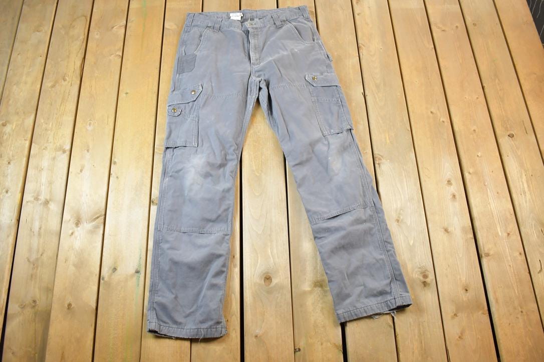Vintage 1990s Carhartt Denim Lined Work Jeans Size 36 x 36