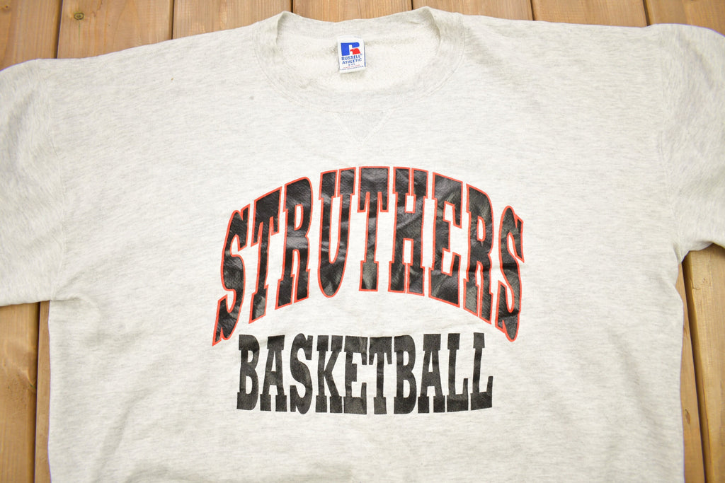 Vintage 1990s Struthers Basketball Russell Athletics Crewneck Sweatshirt