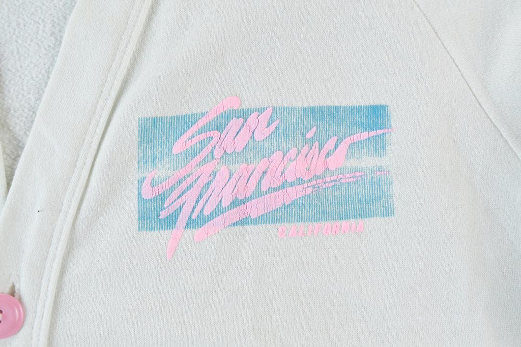 Vintage 1980s San Francisco Full Button Souvenir Crewneck Sweatshirt