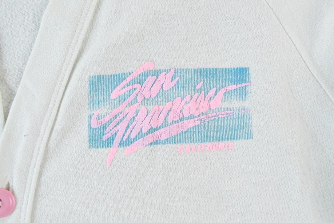 Vintage 1980s San Francisco Full Button Souvenir Crewneck Sweatshirt