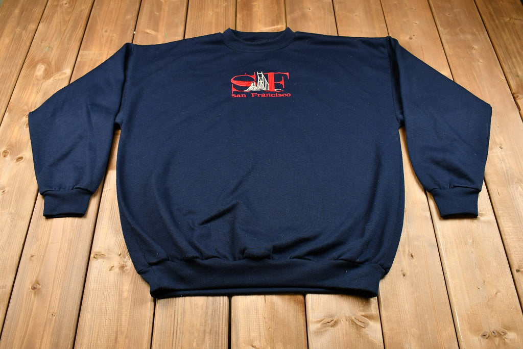 Vintage 1990s San Francisco Embroidered Crewneck Sweatshirt