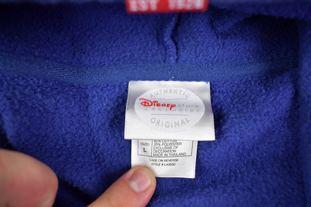 Vintage 1990s Mickey Mouse "Mickey" Spell-out Disney Hoodie - Large